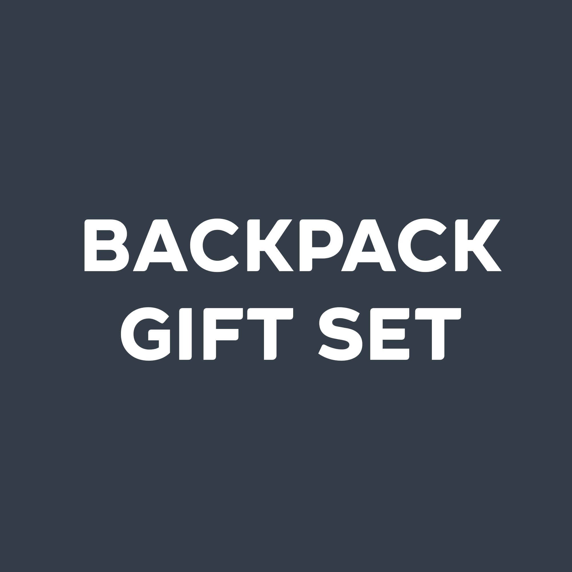 BACKPACK GIFT SET