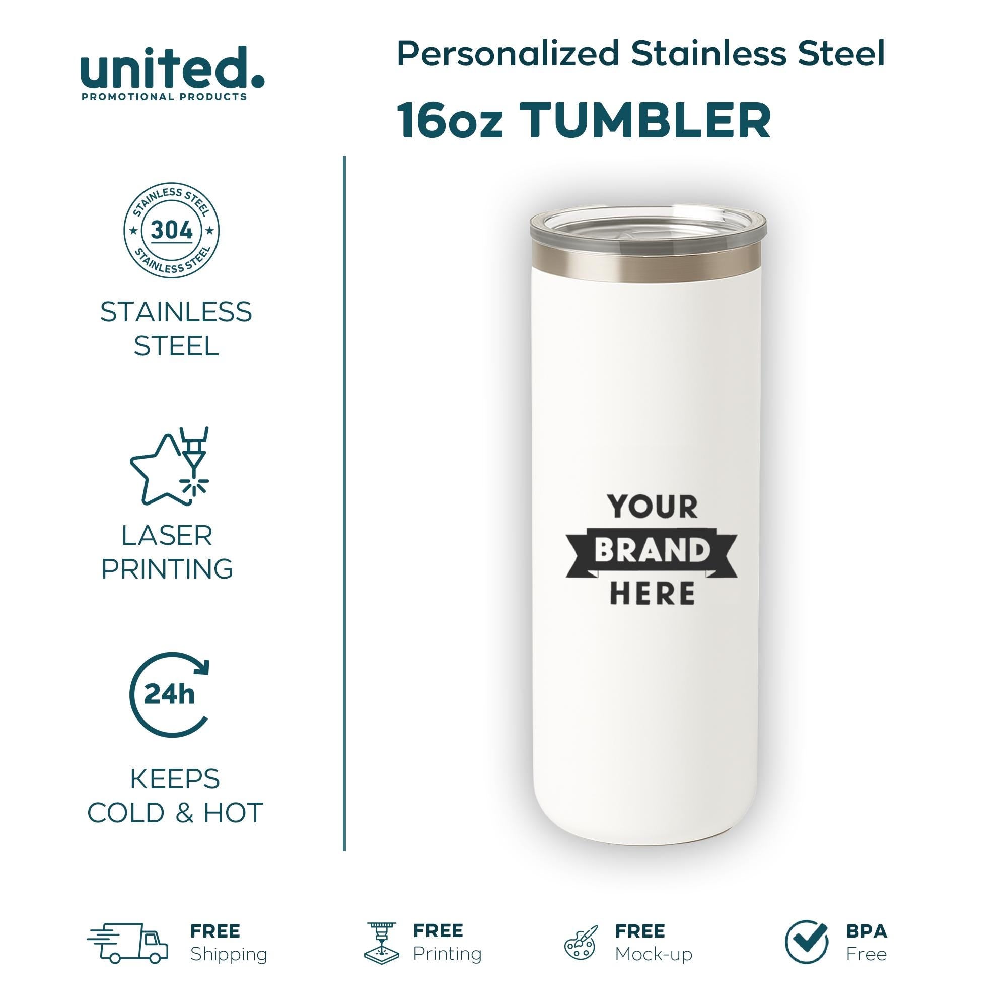 Personalized Custom Tumbler, Custom Engraved Thermos, Company Logo Bulk Order Tumbler, Corporate Client Gift Thermos, Personalized Mug