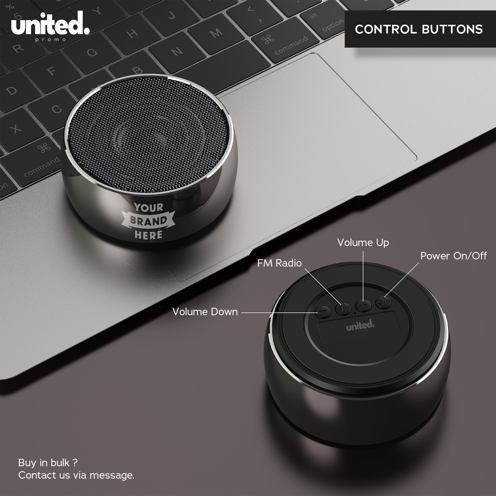Personalized Promotional Speaker, Company Logo Speaker, Business Gift for Corporates, Teammate Gift for Companies, Corporate New Year Gift