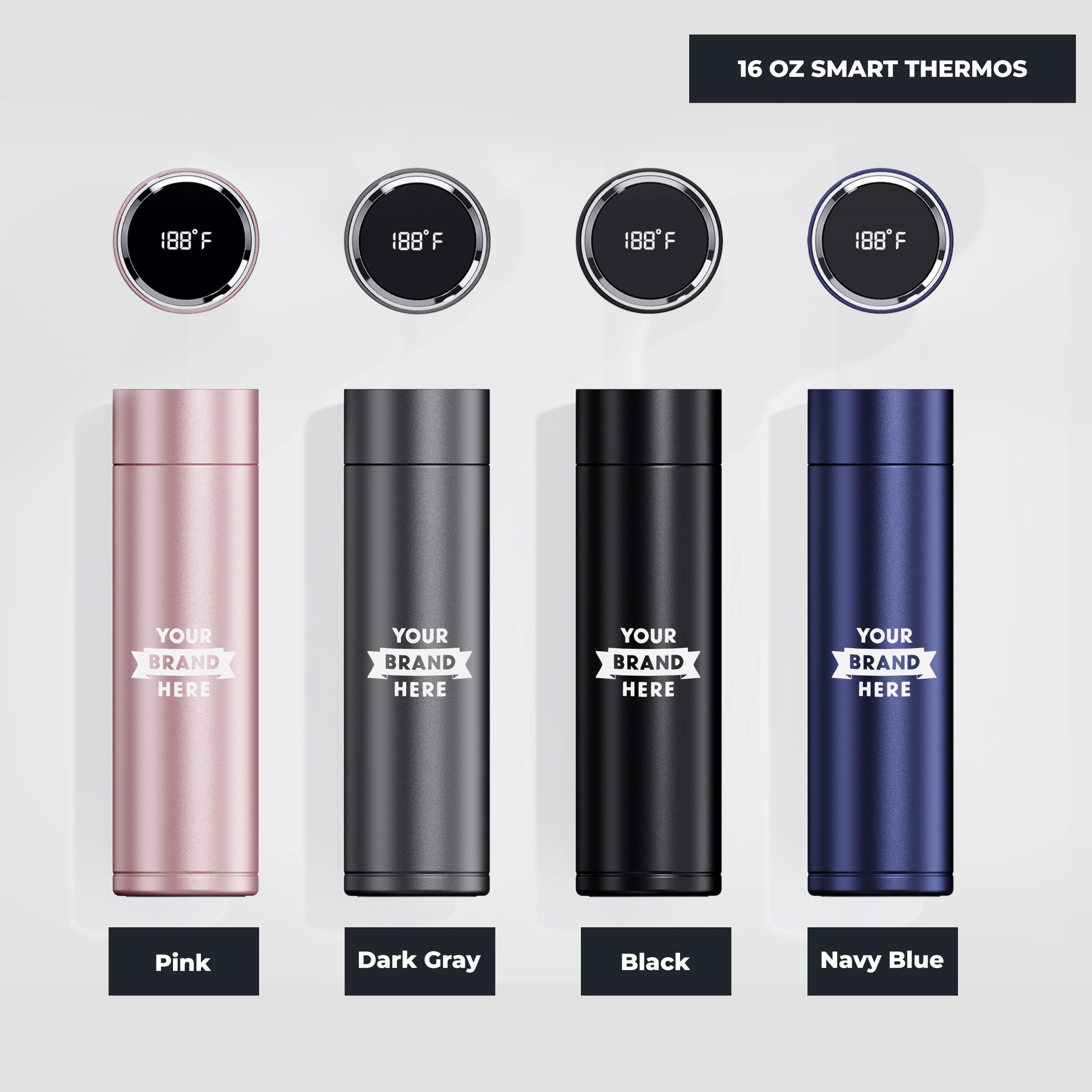 Corporate Portfolio and Smart Thermos Gift Box, Company Custom Diary Gift Box, Business Bulk Order Smart Thermos, Company Client Gift Box