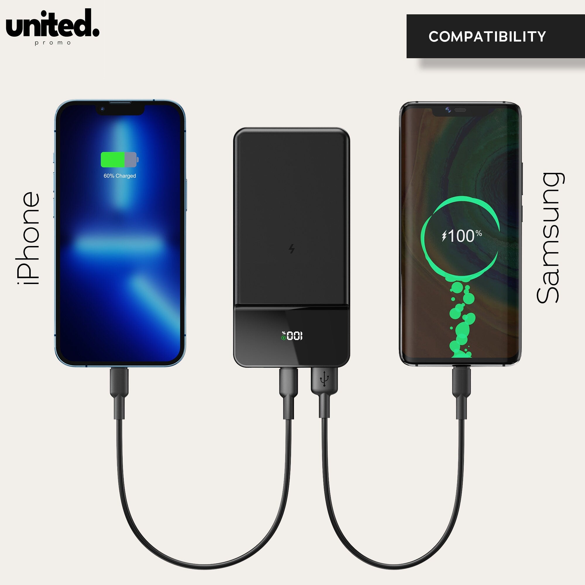Company Gift Personalized Charger, Customized Gift Powerbank, iPhone Charger, Company Bulk Order Portable Charger, Corporate Logo Charger