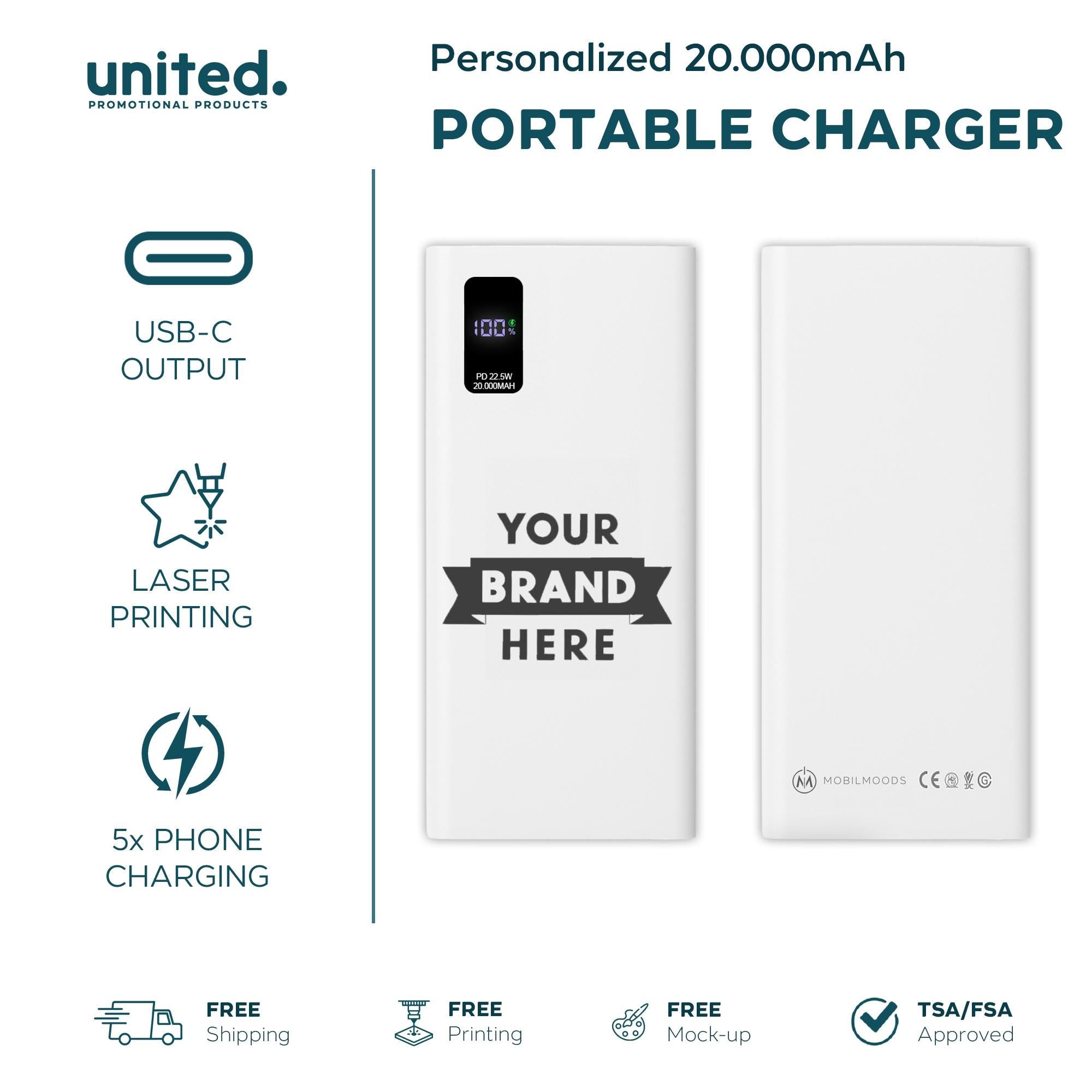 Company Gift Personalized Charger, Customized Gift Powerbank, iPhone Charger, Company Bulk Order Portable Charger, Corporate Logo Charger