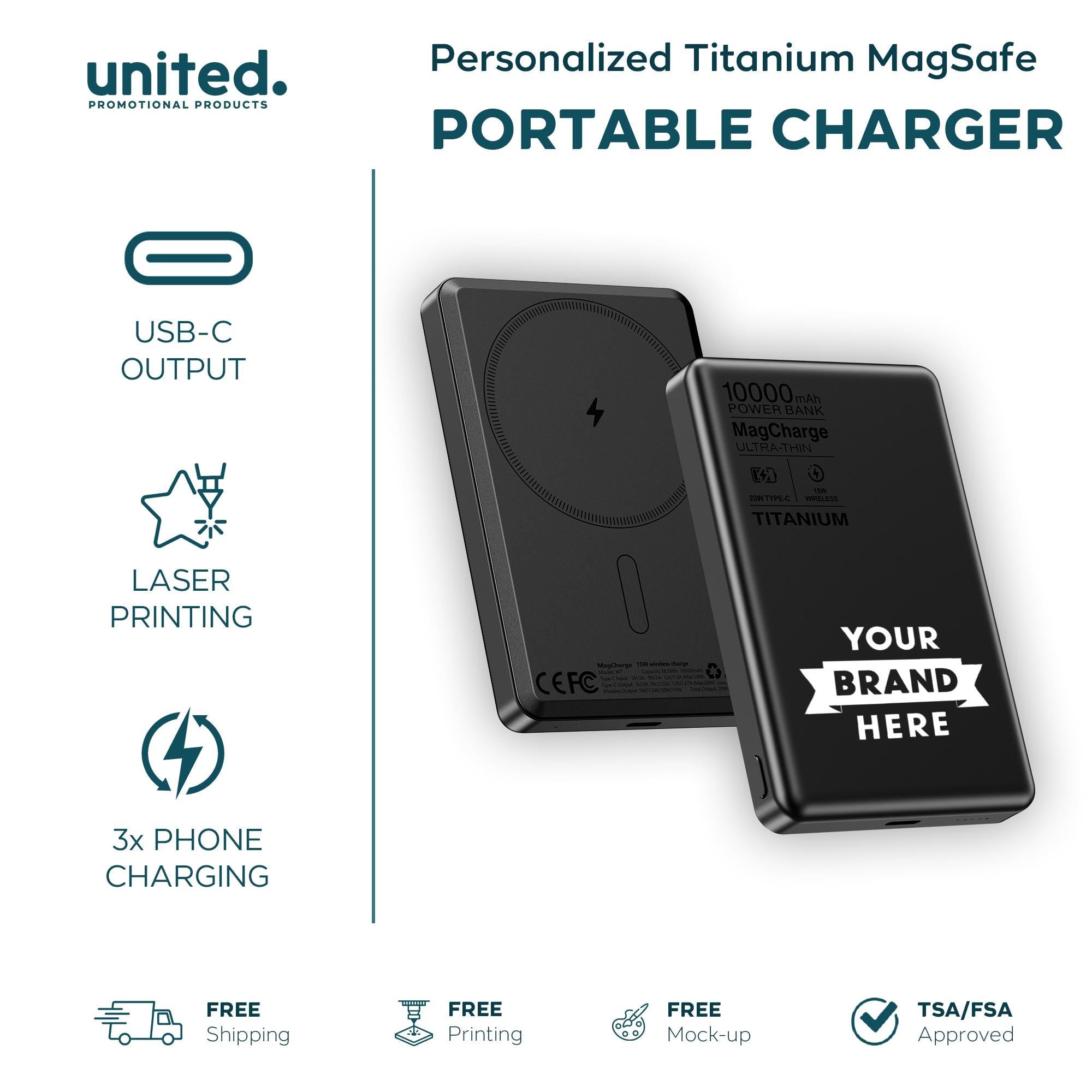 Company Gift Personalized Charger, Customized Gift Powerbank, iPhone Charger, Company Bulk Order Portable Charger, Corporate Logo Charger
