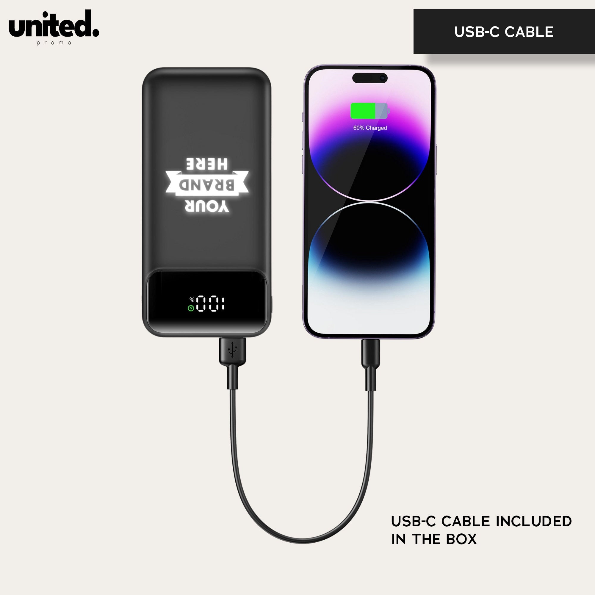 Company Gift Personalized Charger, Customized Gift Powerbank, iPhone Charger, Company Bulk Order Portable Charger, Corporate Logo Charger