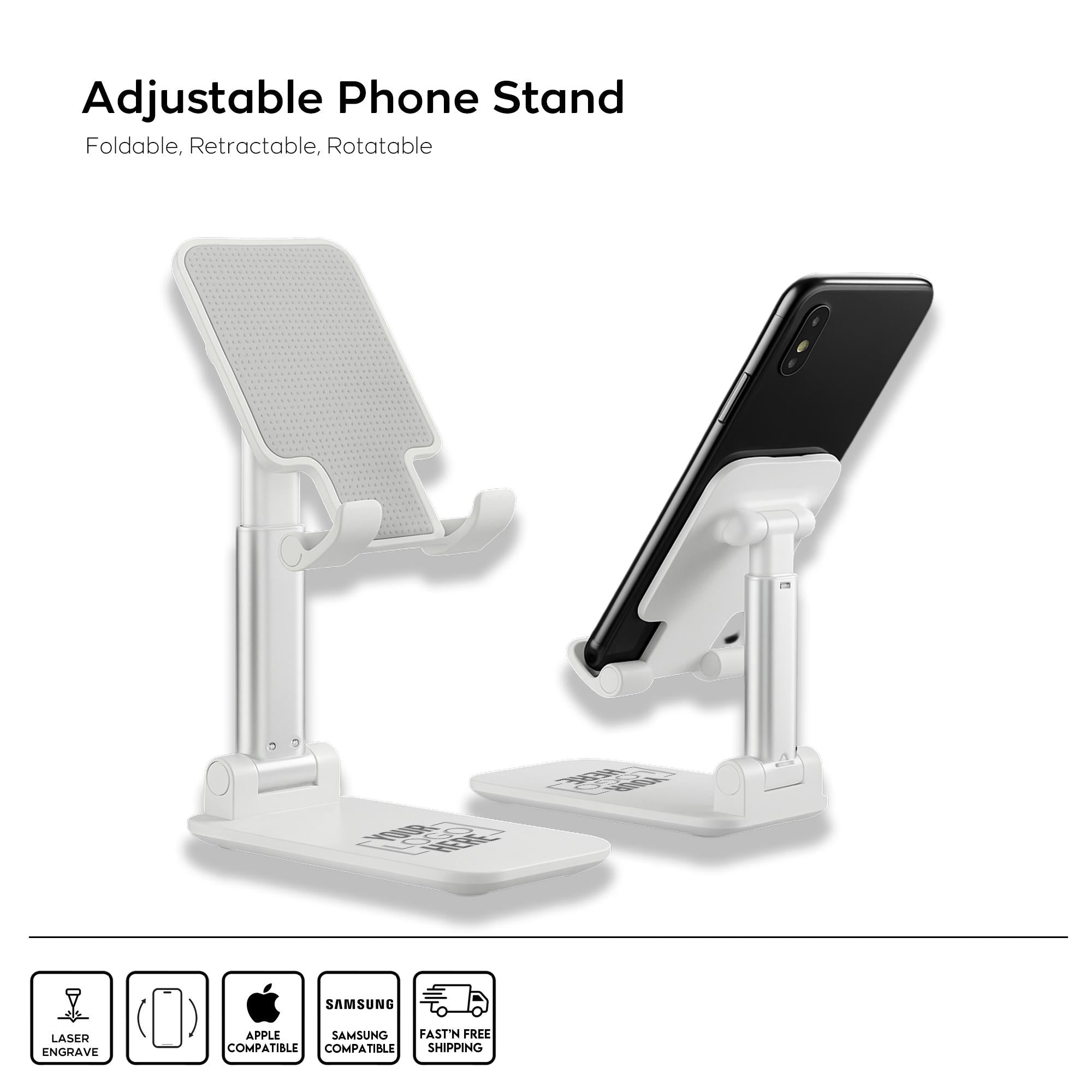 Personalized Giveaway Desktop Phone Stand, Custom Company Logo Phone Stand a, Company Conference Gift Phone Stand, Corporate Giveaway