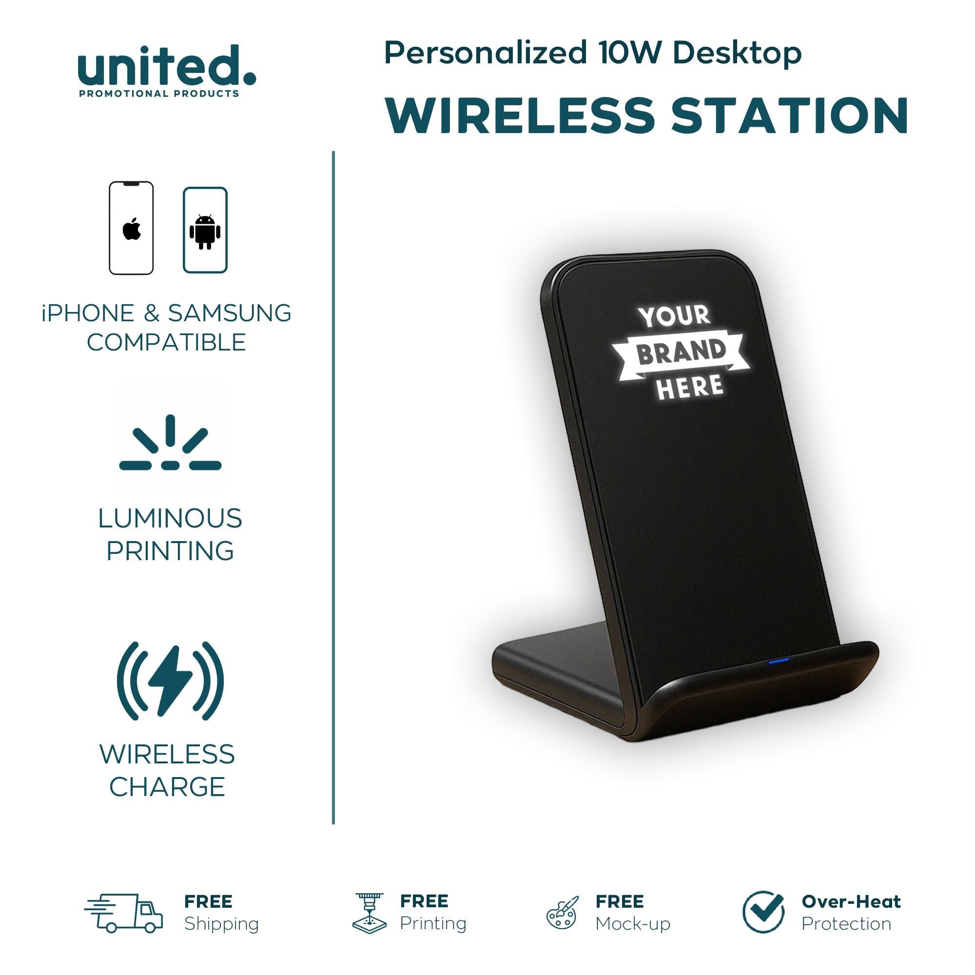Affordable Wireless Docking Station Gift Box, Employee Appreciation Gift Box, Business Client New Year Gift Box, Company Holiday Gift Box