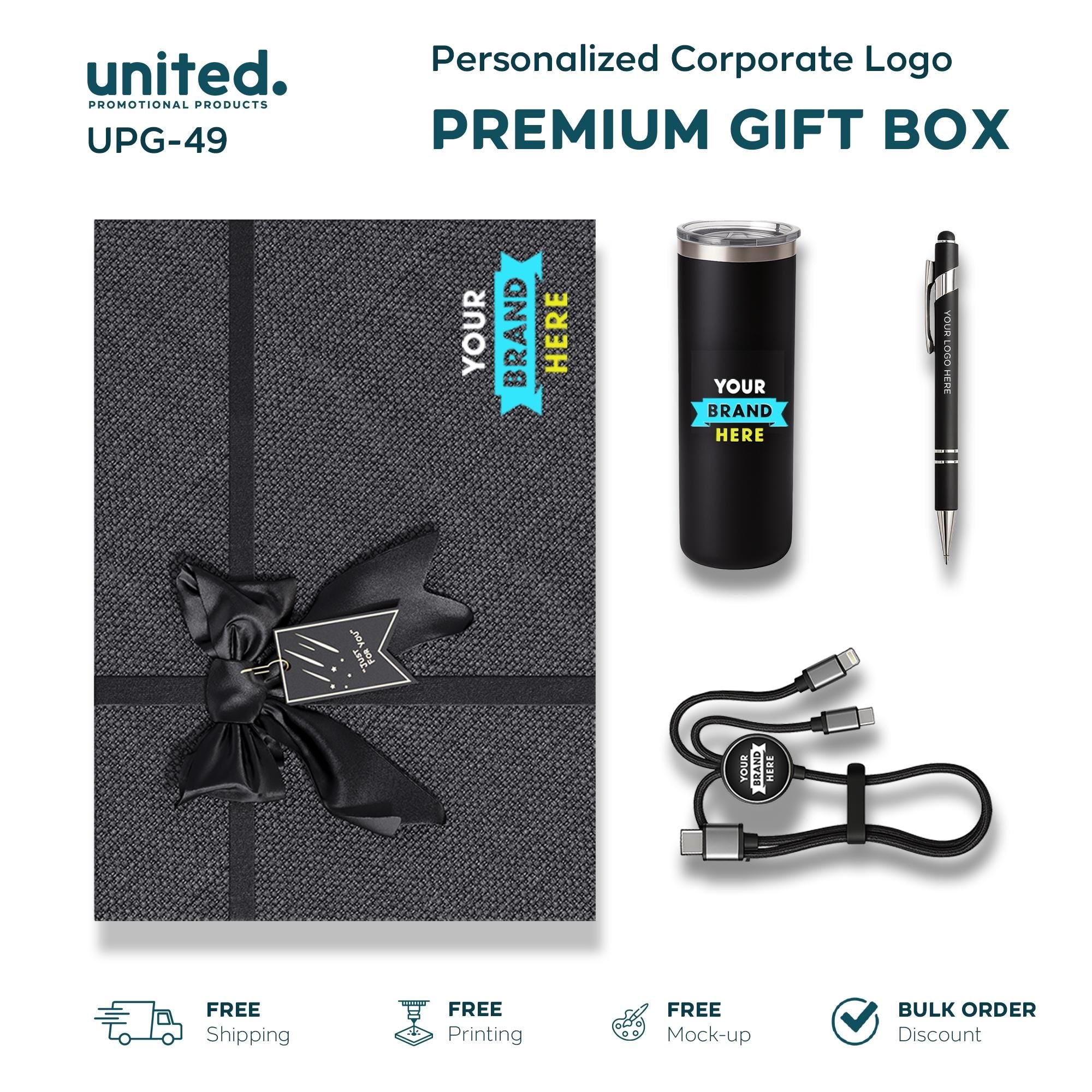 Premium Affordable Corporate Bulk Order Gift Box, Company Personalized Gift Box, Custom Business Logo Gift Box, Company Employee Thanks Gift