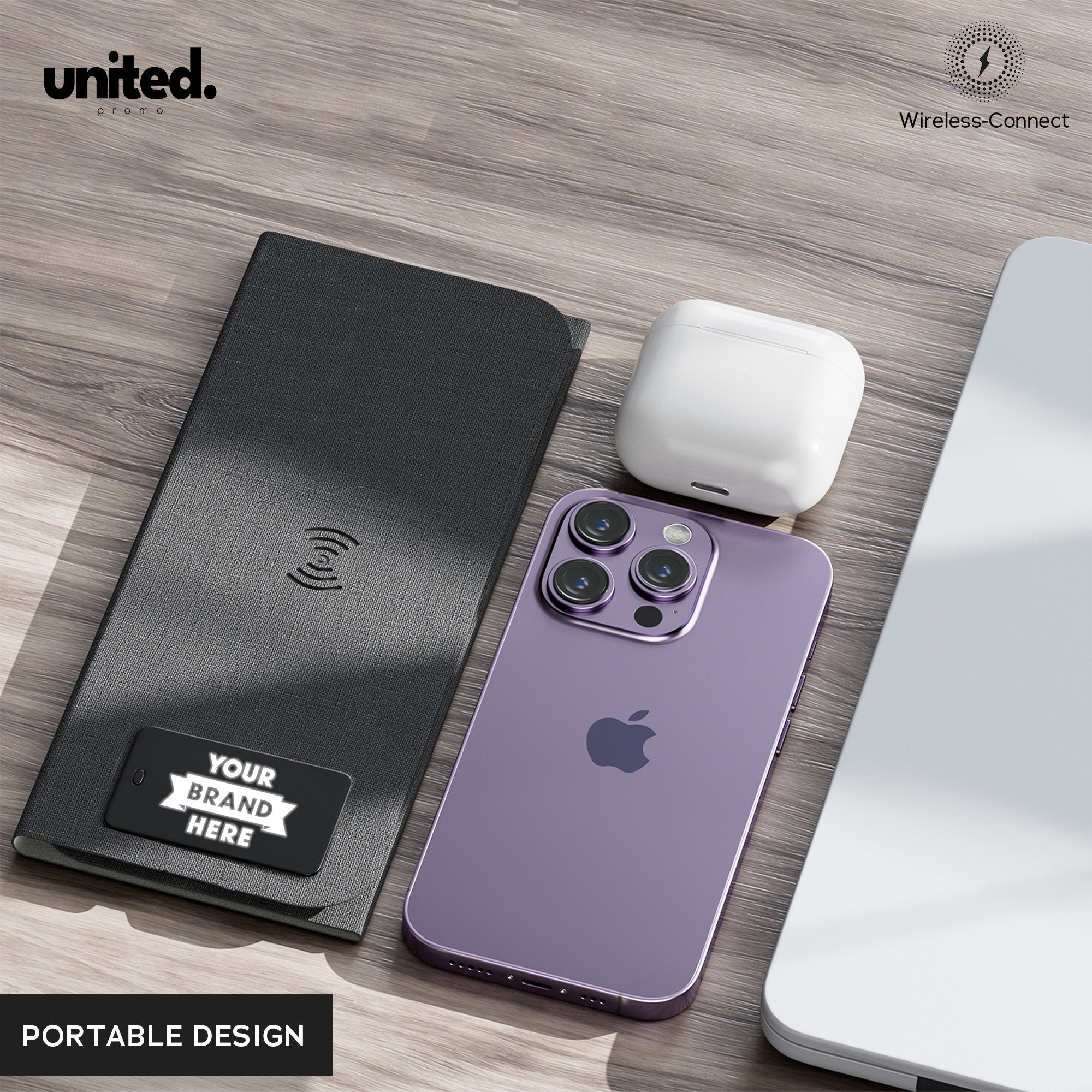 Affordable Bulk Order Wireless Charging Mousepad, Company Holiday Git, Company Bulk Order Gift Set, Business Logo Employee Gift Charger