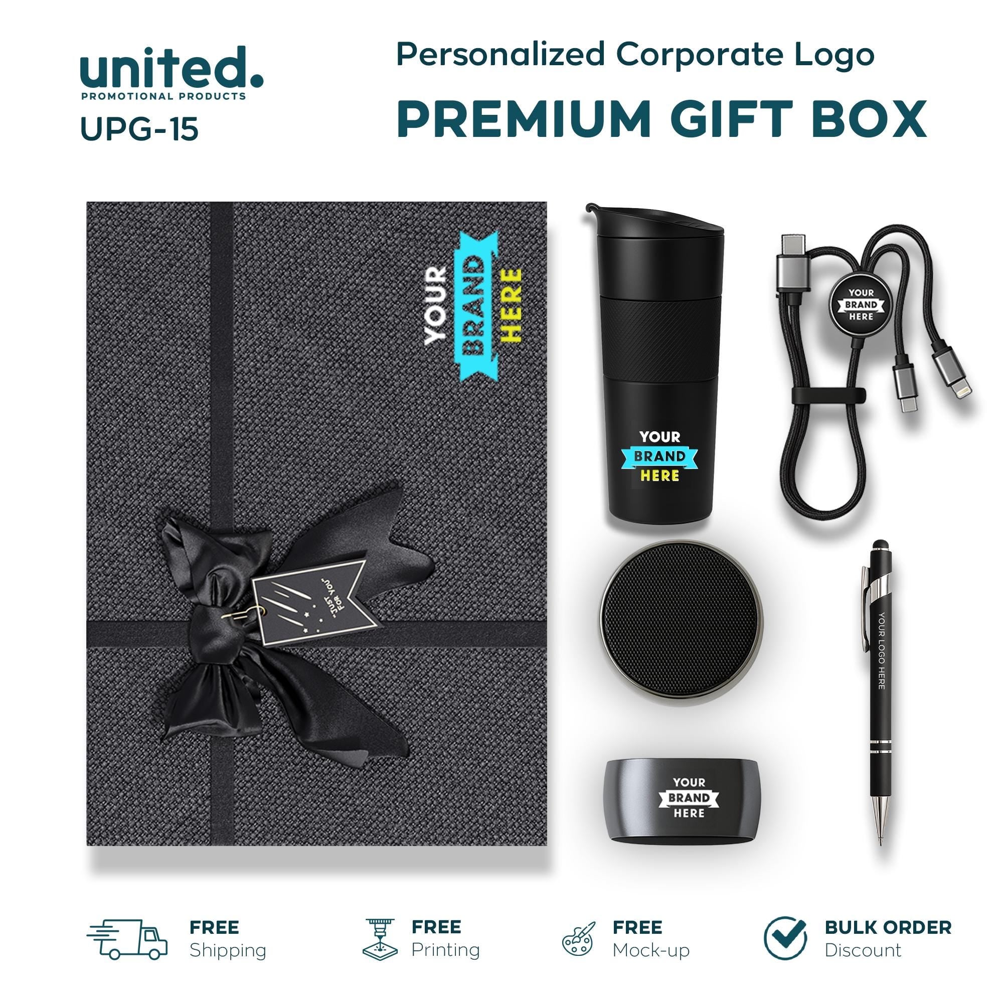 Custom Affordable Bulk Order Corporate Gift Box, New Year Business Gift Box, Company Holiday Gift Box, Company Team Gift Box, Event Gift Box