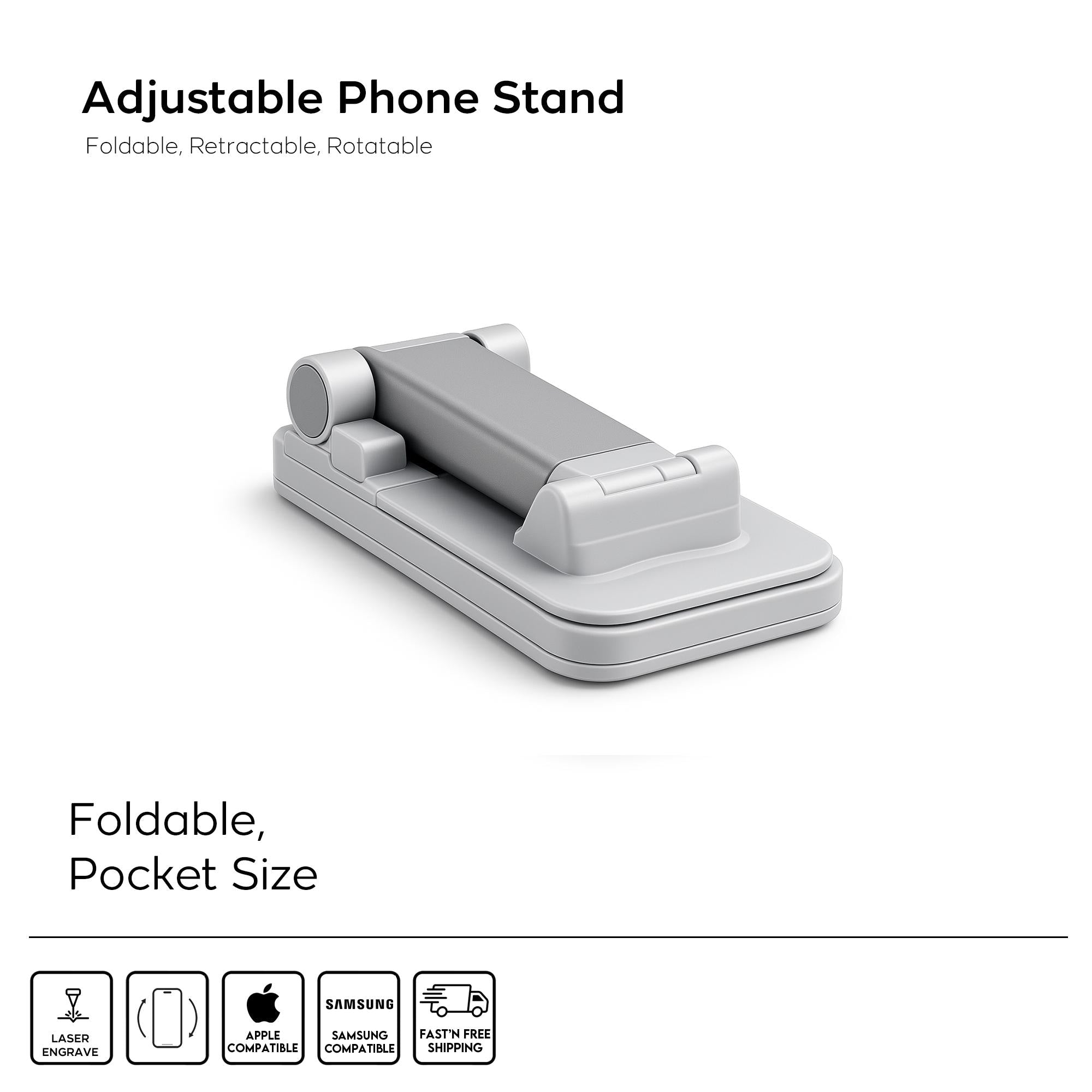 Personalized Giveaway Desktop Phone Stand, Custom Company Logo Phone Stand a, Company Conference Gift Phone Stand, Corporate Giveaway
