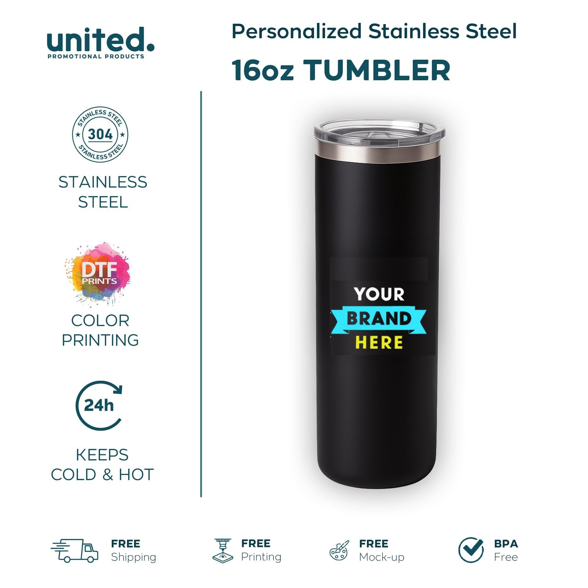 Personalized Custom Tumbler, Custom Engraved Thermos, Company Logo Bulk Order Tumbler, Corporate Client Gift Thermos, Personalized Mug