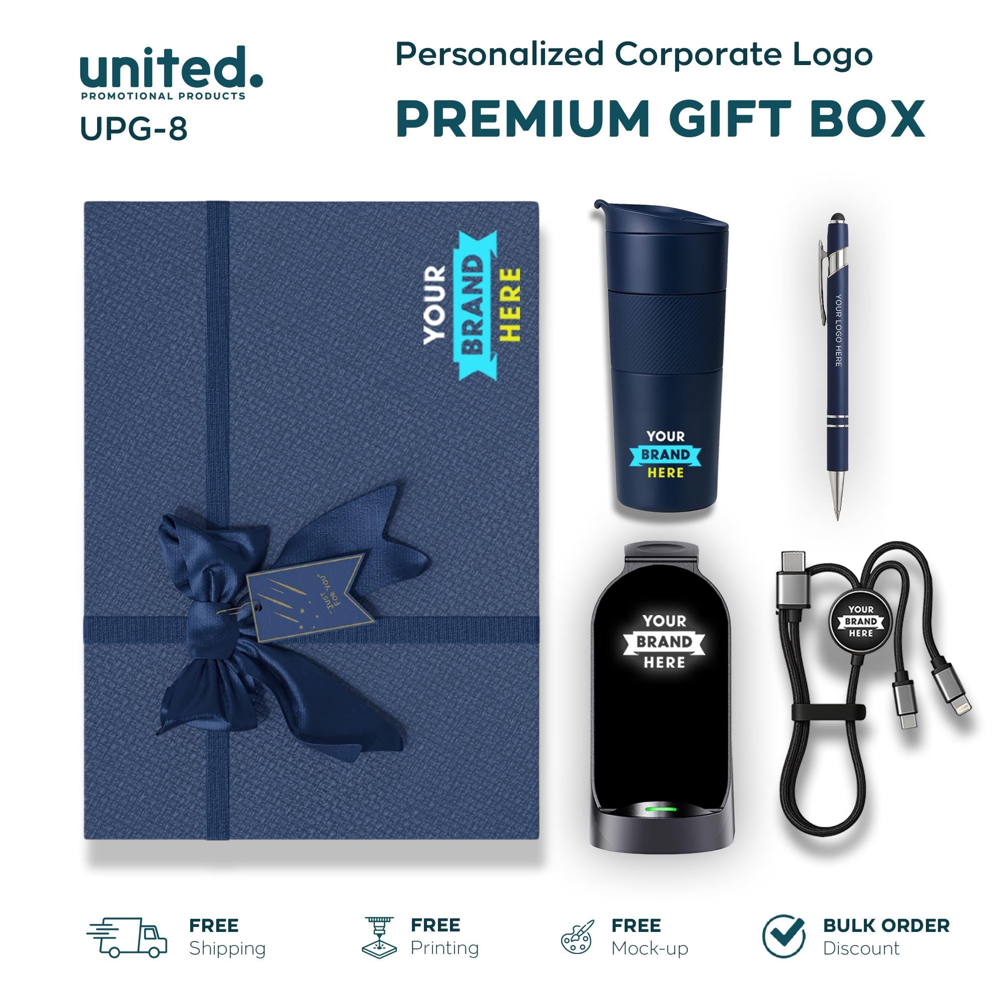 Company Affordable Gift Box, Corporate Logo Milestone Gift Box, Business Bulk Order Gift Box, Employee Welcome Gift Box, Client Gift Box