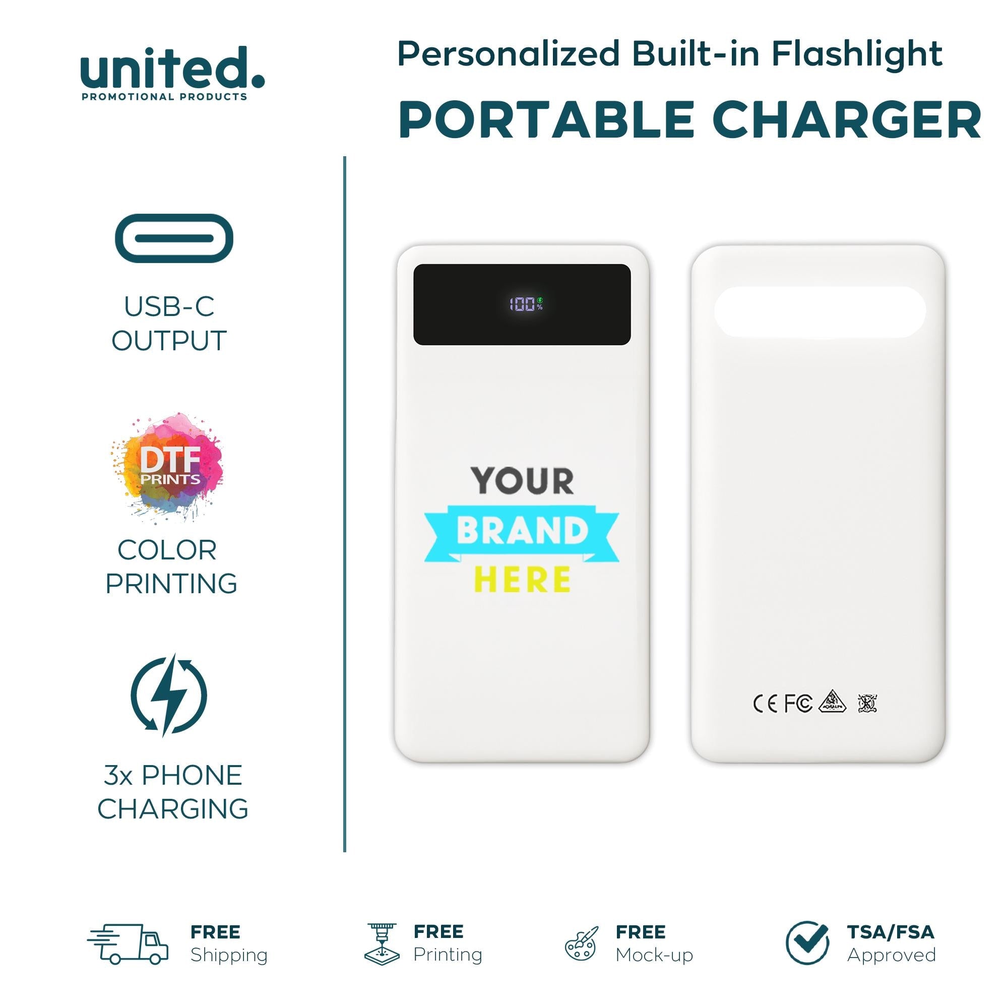 Company Gift Personalized Charger, Customized Gift Powerbank, iPhone Charger, Company Bulk Order Portable Charger, Corporate Logo Charger