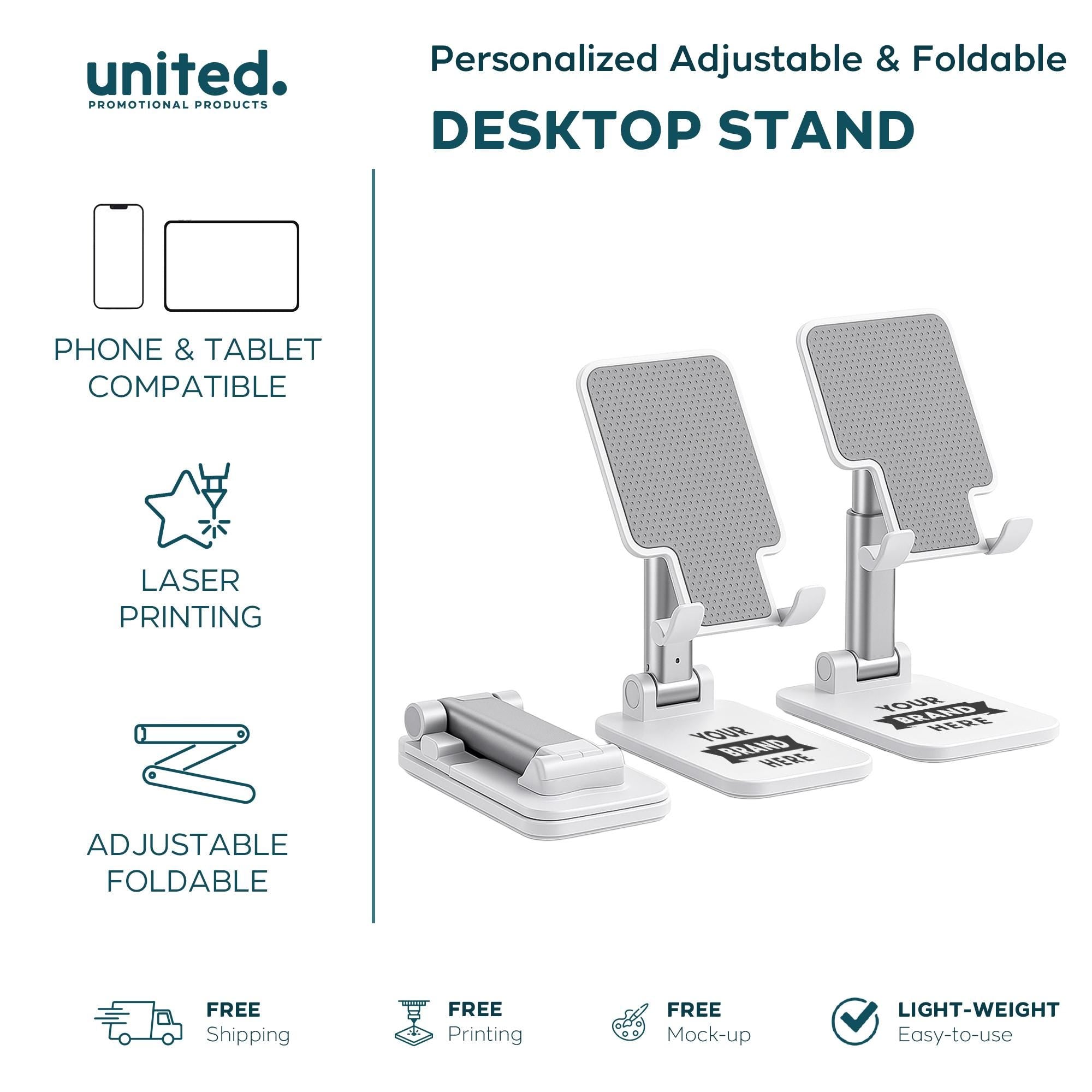 Personalized Giveaway Desktop Phone Stand, Custom Company Logo Phone Stand a, Company Conference Gift Phone Stand, Corporate Giveaway