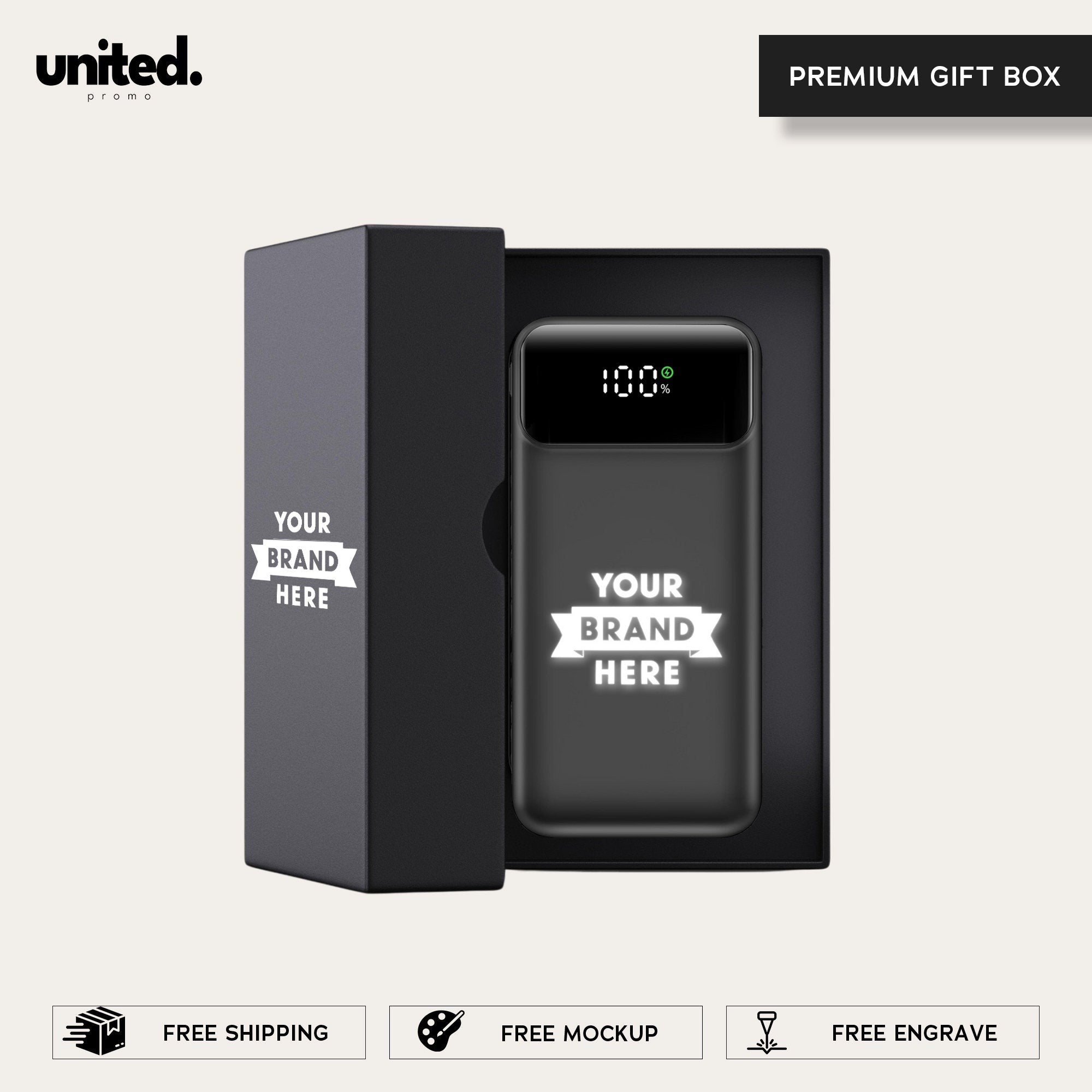 Company Gift Personalized Charger, Customized Gift Powerbank, iPhone Charger, Company Bulk Order Portable Charger, Corporate Logo Charger